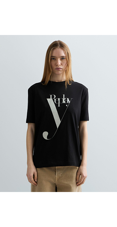 コットンジャージーY Tシャツ｜REPLAY リプレイ公式通販サイト